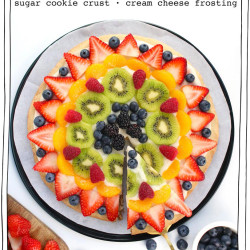 Vegan Fruit Pizza
