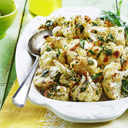 Cauliflower with sumac and lemon