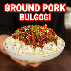 Korean Spicy Ground Pork Bulgogi
