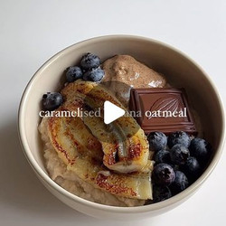Caramelised Banana Oatmeal