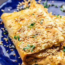 Phyllo-wrapped Greek Baked Feta With Honey