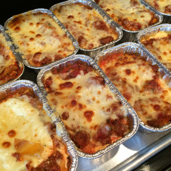 Freezer Lasagna Recipe (mini Size)