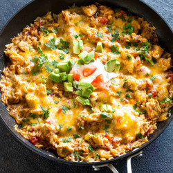 One Pan Mexican Chicken And Rice