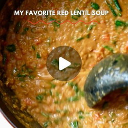 Smoky Red Lentil Soup