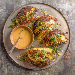 Butter-roasted Cabbage With Citrus, Hazelnuts And Mustard