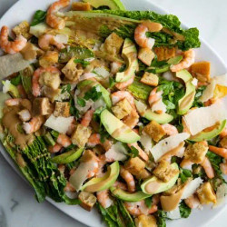 Caesar Salad With Shrimp