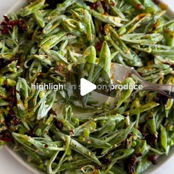Springtime Snap Pea Salad With Ginger Sesame Buttermilk Dressing &amp; Chili Crisp