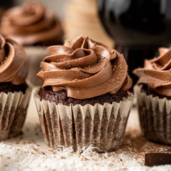 Chocolate Guinness Cupcakes (vegan)