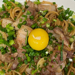 Pork Belly Soy Sauce Pasta