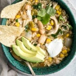Healthy White Chicken Chili