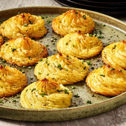 Cacio E Pepe Duchess Potatoes
