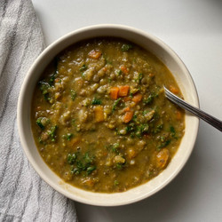 Detox Lentil And Spilt Pea Soup - Three Hungry Boys