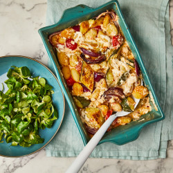 All In One Honey Baked Greek Cheese &amp; Crispy Gnocchi