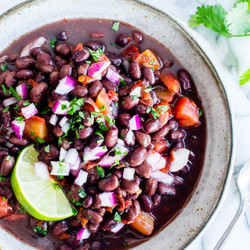 20-minute Mexican-style Black Beans