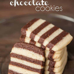 Striped Chocolate Cookies