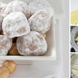 Tartufi Bianchi Con Cioccolato Bianco E Nocciole, Super Dolcetti !!!