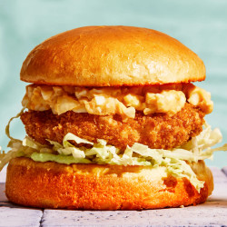 Crispy Golden Shrimp Burgers