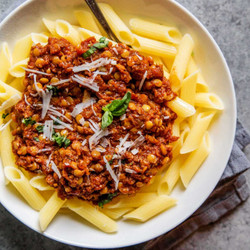 Instant Pot Lentil Bolognese Sauce