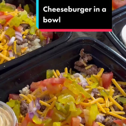 Meal Prep Cheeseburger In A Bowl