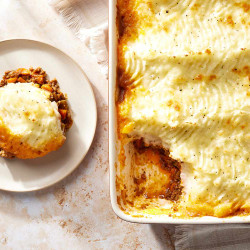 Cheddar-topped Shepherd's Pie