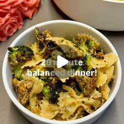 Easy 20 Minute Balanced Dinner