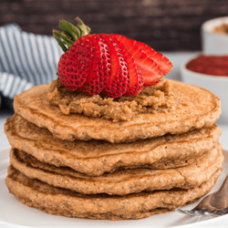 Fluffy Buckwheat Chia Pancakes