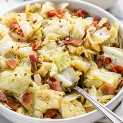 Fried Cabbage With Bacon