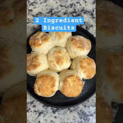 2 Ingredient Cream Biscuits