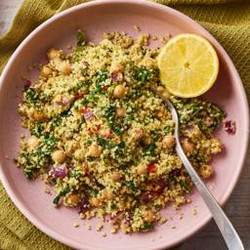 Couscous With Spinach And Chickpeas