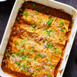 Butter Chicken Enchiladas