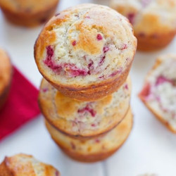 Super Moist Lemon Raspberry Muffins