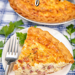 Ham And Swiss Quiche