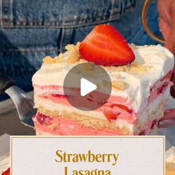 Strawberry Icebox Cake easy no bake dessert