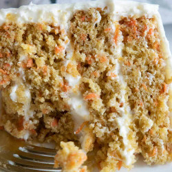 Amazing Sourdough Discard Carrot Cake