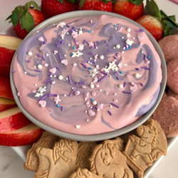 Healthier Unicorn Dip