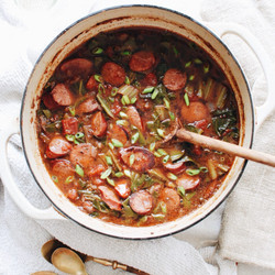 Lentil, Sausage And Chard Soup