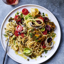 Pasta With No-cook Puttanesca Sauce