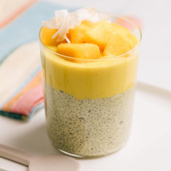 Mango Coconut Chia Pudding