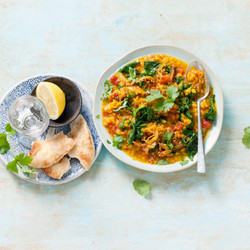 Dahl Met Spinazie