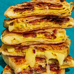 Win Son's Bacon, Egg &amp; Cheese Scallion Pancake