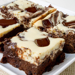Sugar-free Cheesecake Brownies {gluten Free And Low Carb}