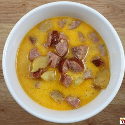 Spicy Smoked Sausage &amp; Potato Soup