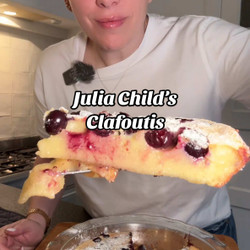 Julia Child's Clafoutis