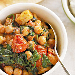 Spiced Chickpeas &amp; Halloumi