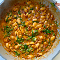 Creamy Sundried Tomato Butter Beans