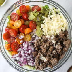 Cheeseburger Chopped Salad