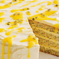 Passionfruit, Lemon And Poppy Seed Cake