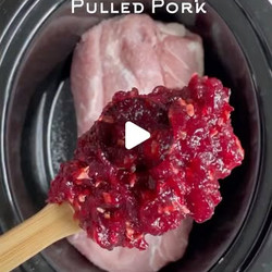 Crockpot Cranberry Pulled Pork