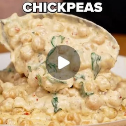 Creamy Garlic-lemon Chickpeas