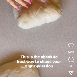 High Hydration Sourdough Shaping